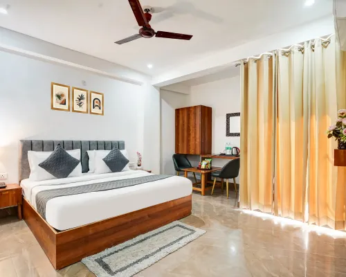 Balcony view showcasing peaceful surroundings at Breeze Heights